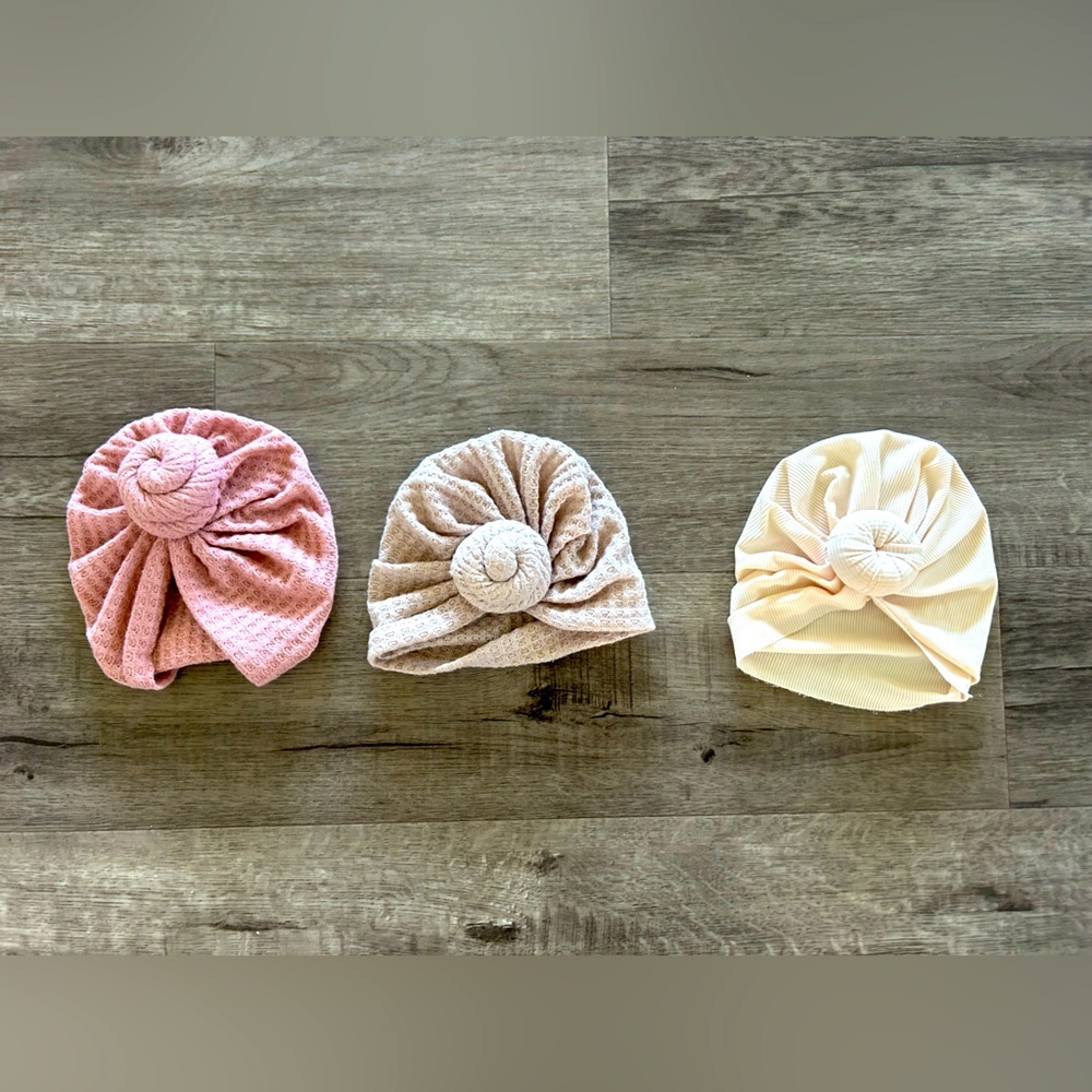 Infant Front Knot Caps